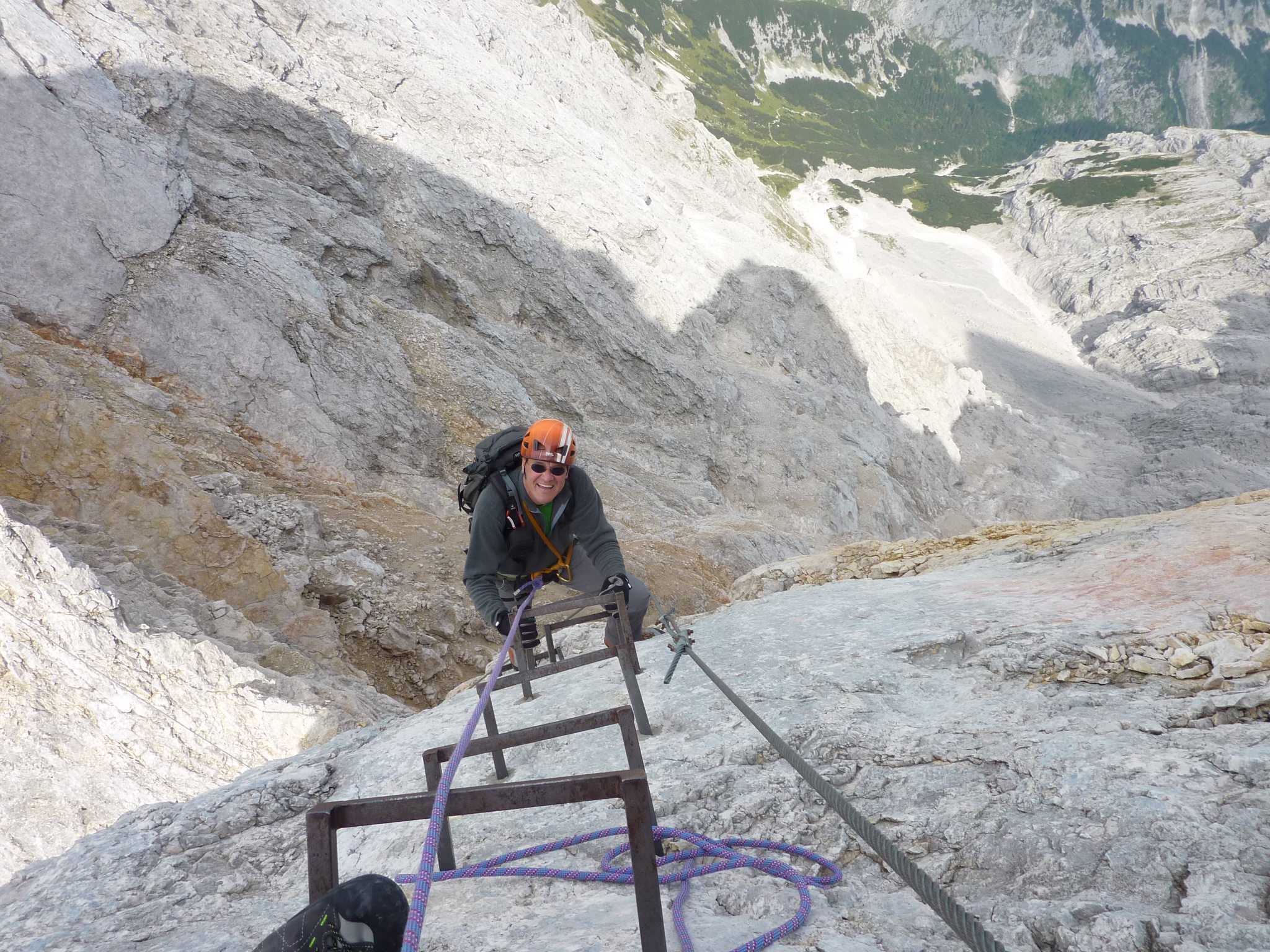 Schlüsselstelle Vollkarspitze Schlüsselstelle Vollkarspitze