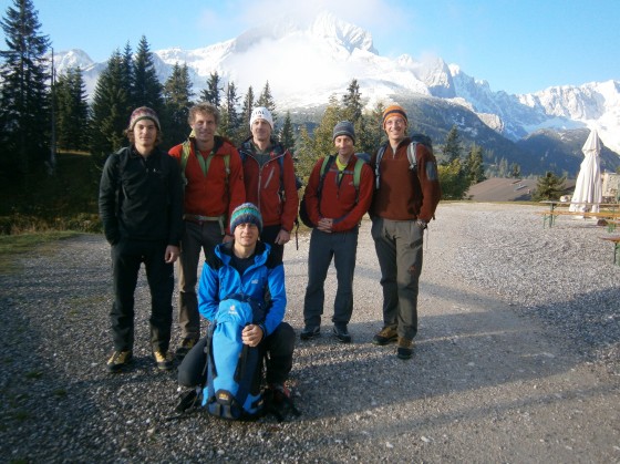 Franz, Valentin, Stephan, Martl, Christoph und Michael