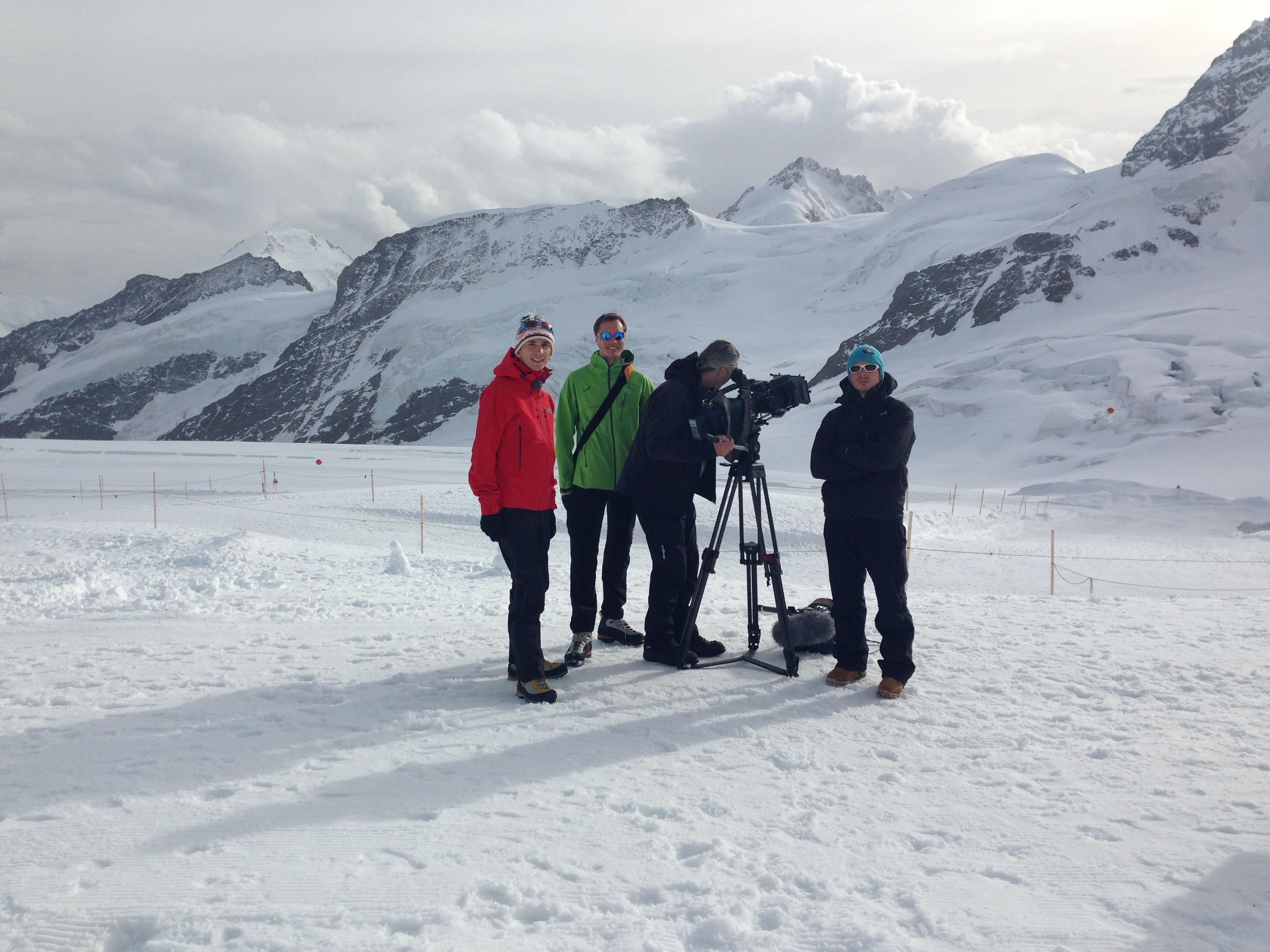 Das PUR+Team am Jungfraujoch Das PUR+Team am Jungfraujoch