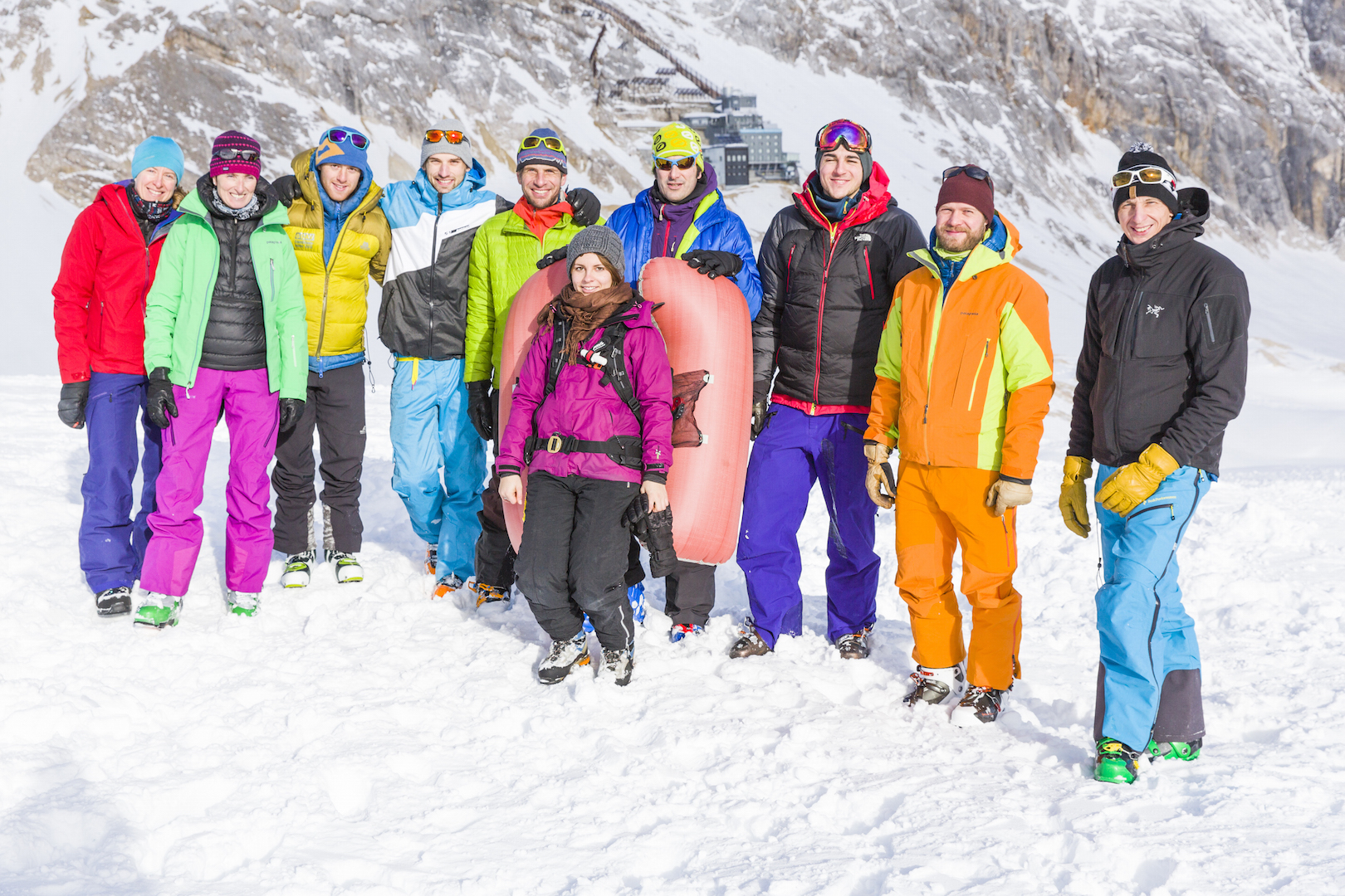 Patagonia & Petzl mit steile:welt beim LVS-Training Patagonia & Petzl mit steile:welt beim LVS-Training